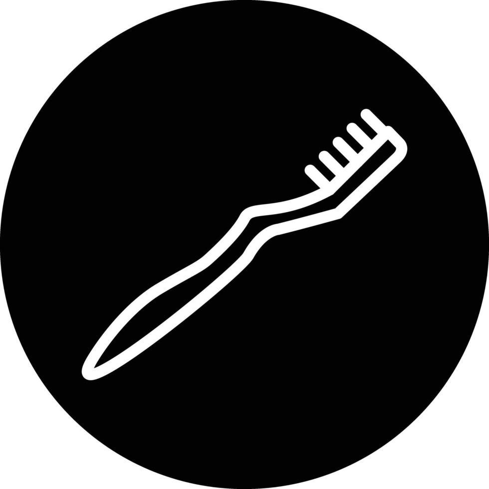 Zahnbürste-Vektor-Icon-Design vektor