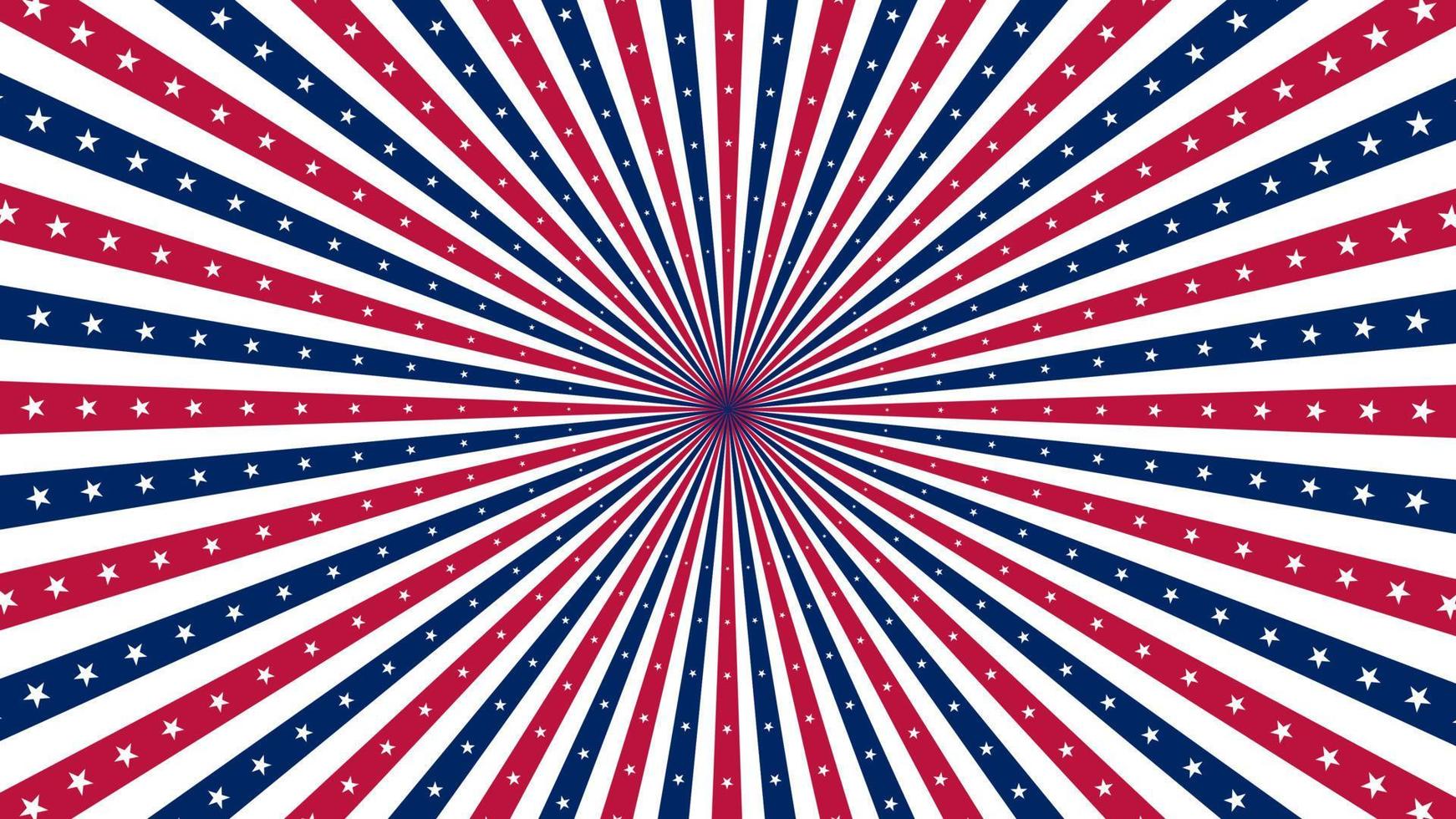 uns Denkmal Tag, USA amerikanisch Land Flagge Hintergrund National Unabhängigkeit Tag 4 .. von Juli Feuerwerk vektor