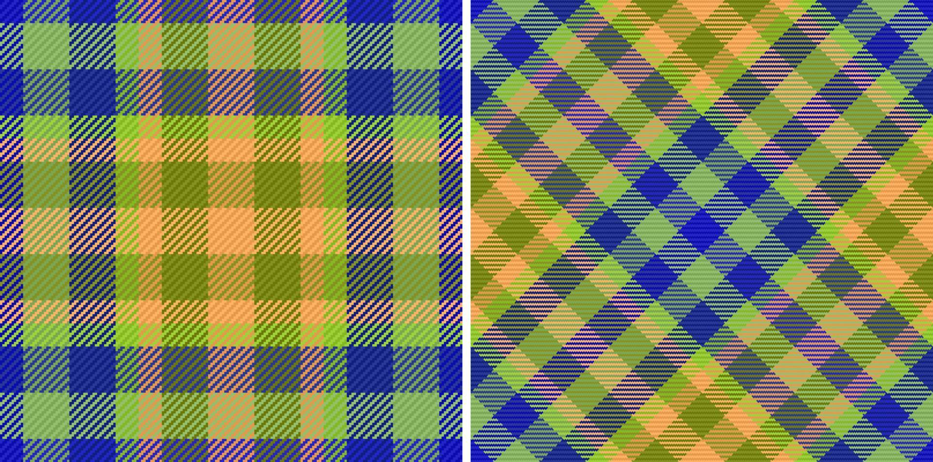 nahtlos Vektor überprüfen. Textil- Tartan Muster. Hintergrund Textur Plaid Stoff.