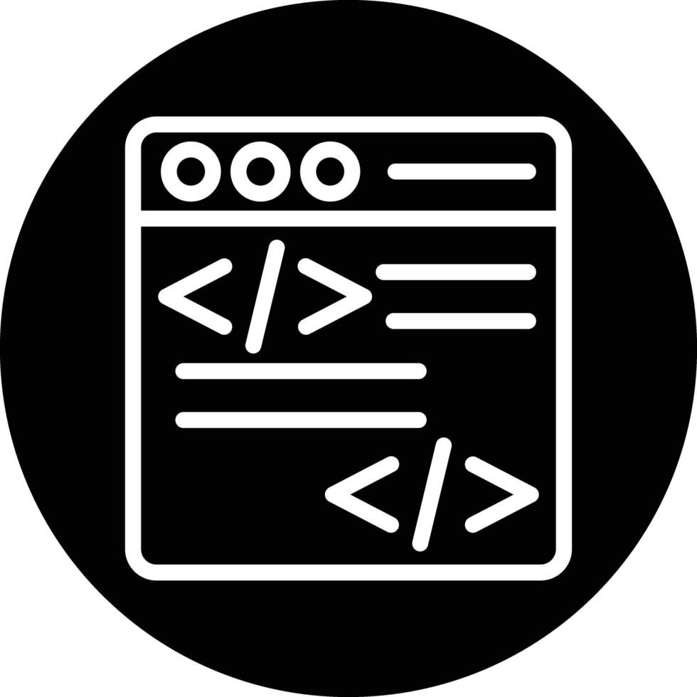 Programmiervektor-Icon-Design vektor