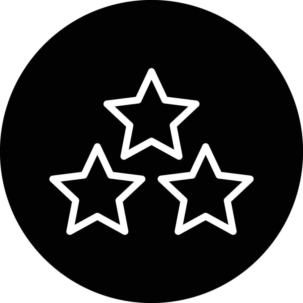 Sterne-Vektor-Icon-Design vektor