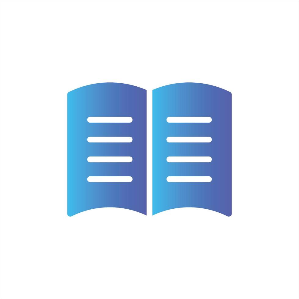pedagogisk bok ikon med isolerat Vektor och transparent bakgrund