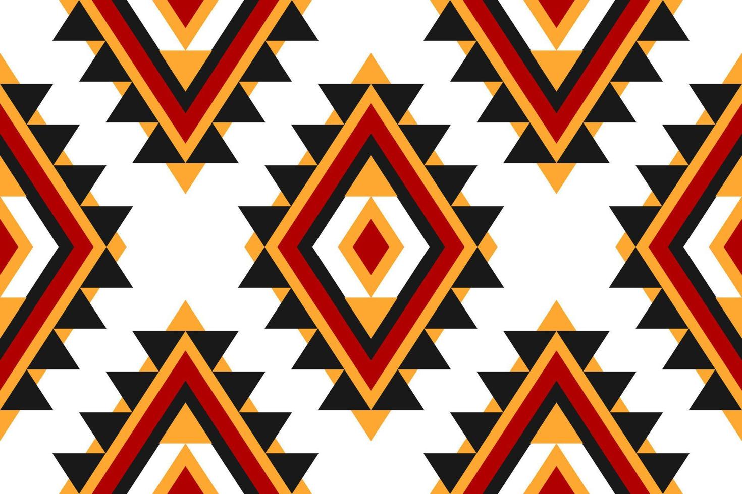 geometrisches ethnisches nahtloses muster traditionell. aztekischer ethnischer Ornamentdruck. Stammesmuster-Stil. vektor