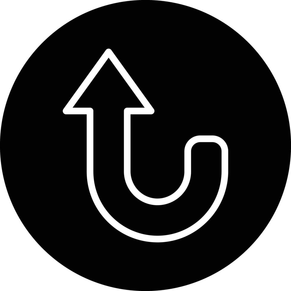 urved oben Vektor Symbol Design