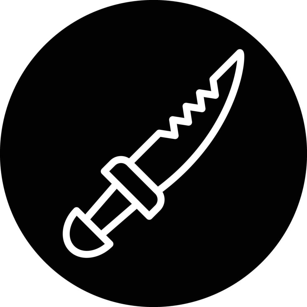 pirat kniv vektor ikon design
