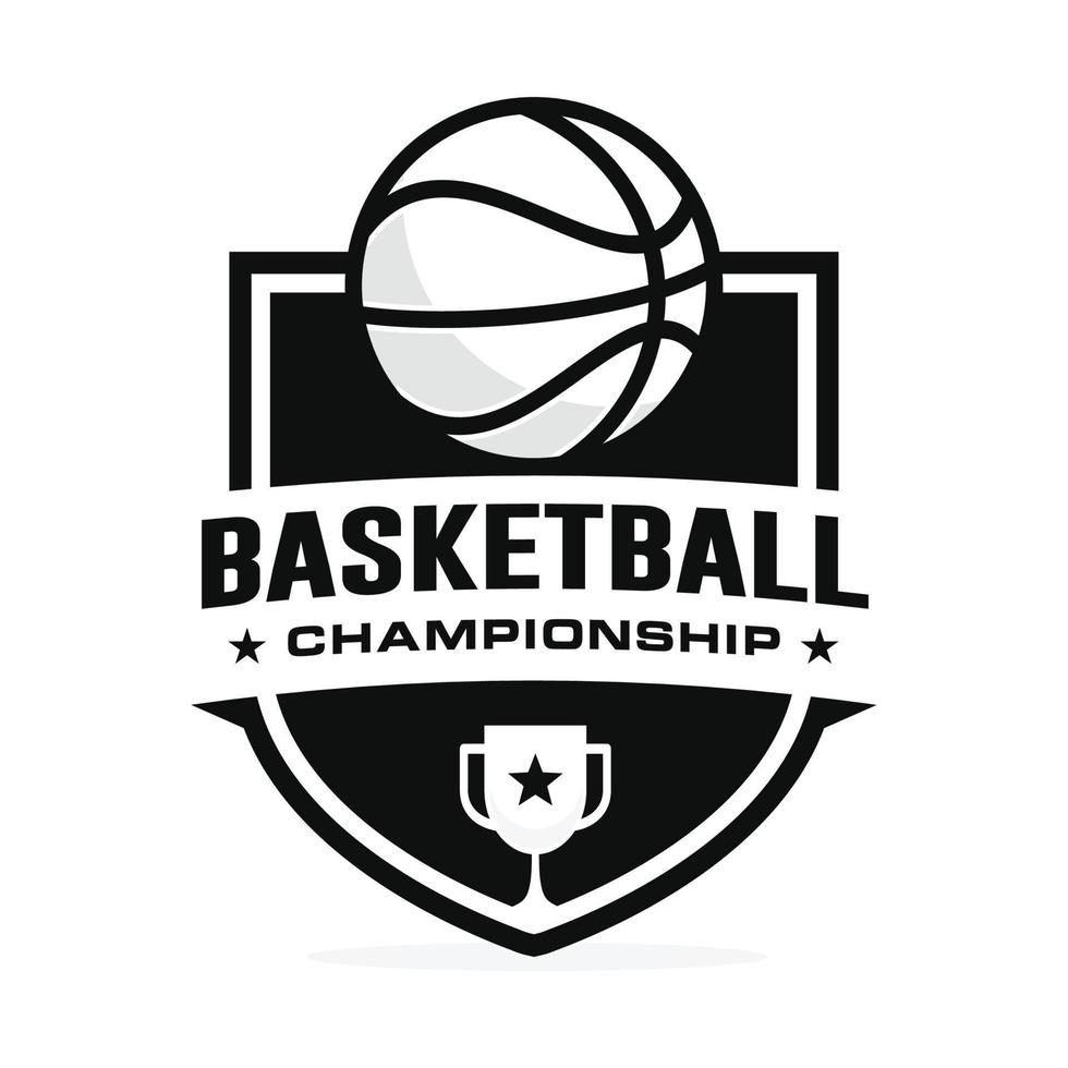 Basketball Logo Design Vektor Illustration
