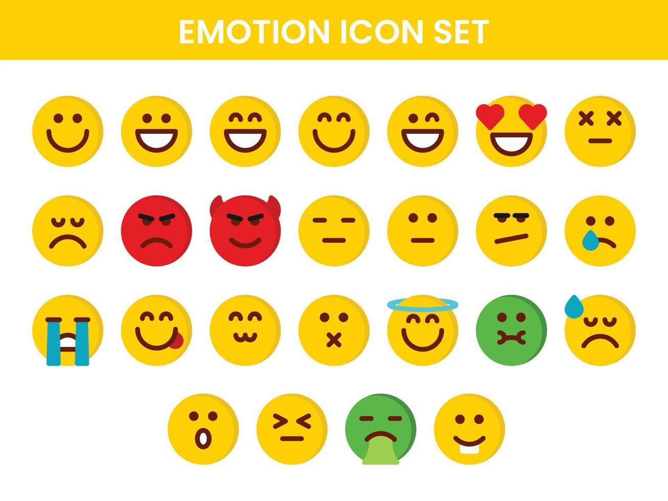 Emoticon eben Symbol vektor