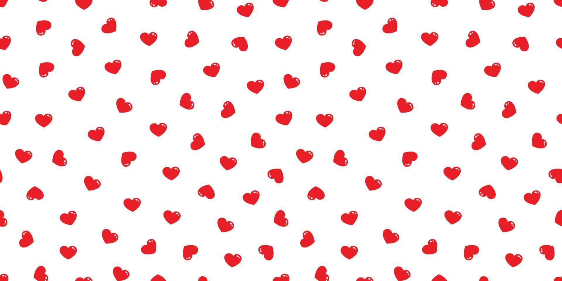 hjärta sömlös mönster vektor valentine dag kärlek ikon tapet bakgrund isolerat röd