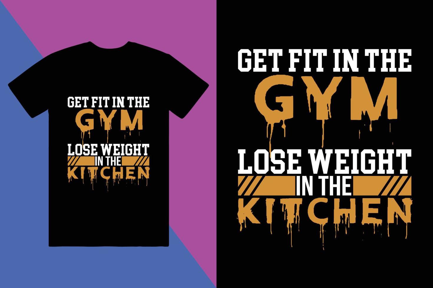 Gym t-shirt design, beställnings- t-shirt design, t-shirt design vektor