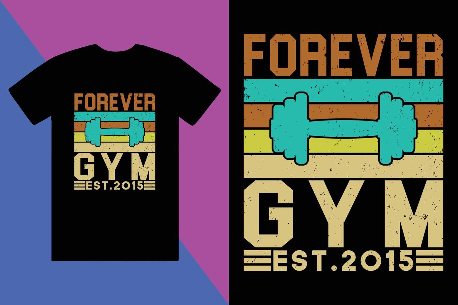 Fitnessstudio T-Shirt Design, Benutzerdefiniert T-Shirt Design, T-Shirt Design vektor