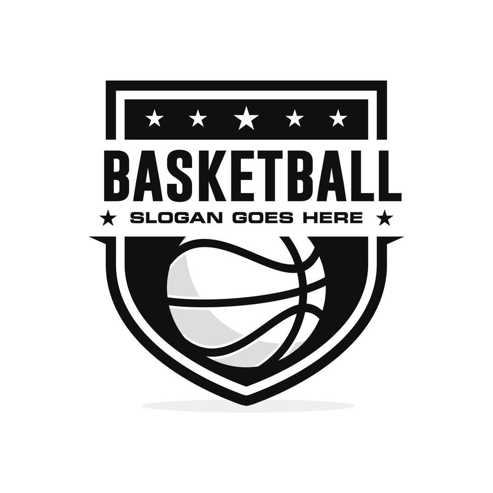 Basketball Logo Design Vektor Illustration