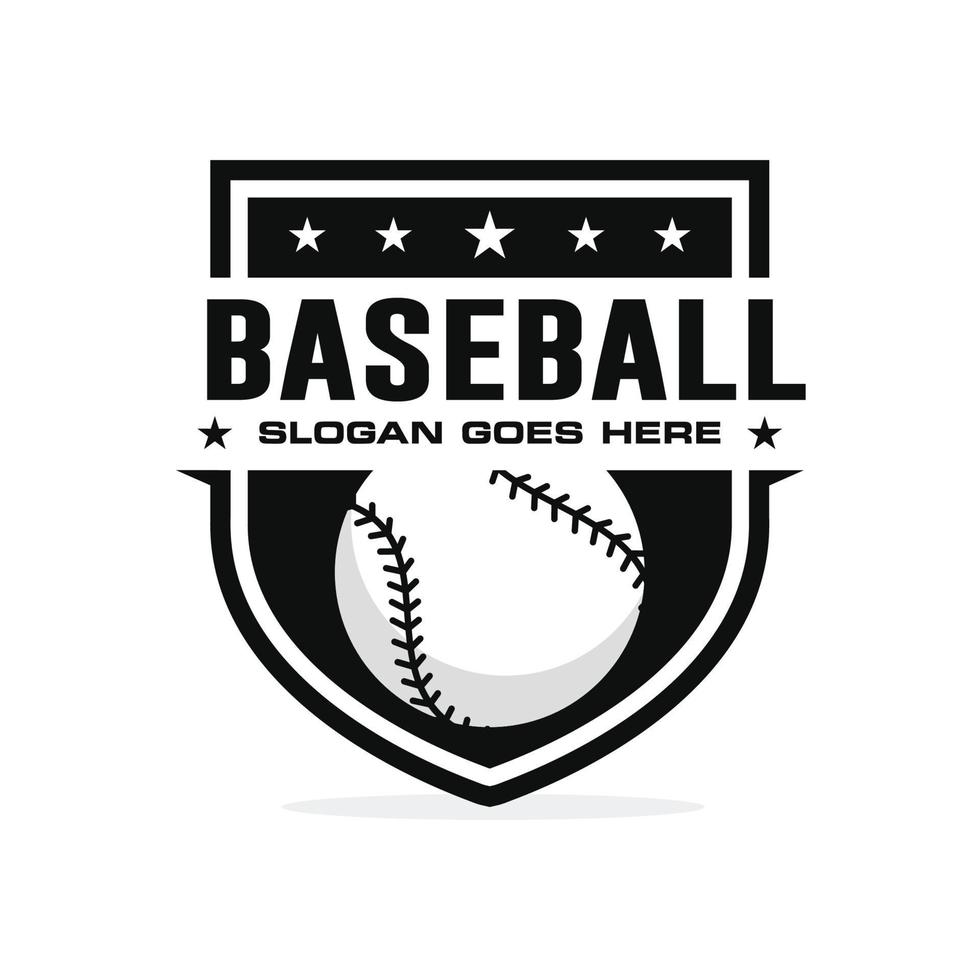 Baseball-Logo-Design-Vektor-Illustration vektor