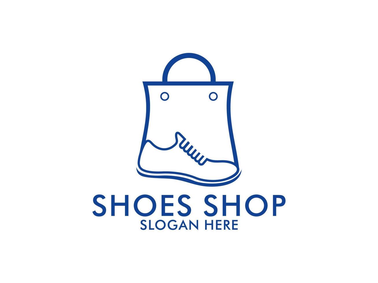 Schuhe Geschäft Logo, Schuh Sneaker Logo Vektor Vorlage Design