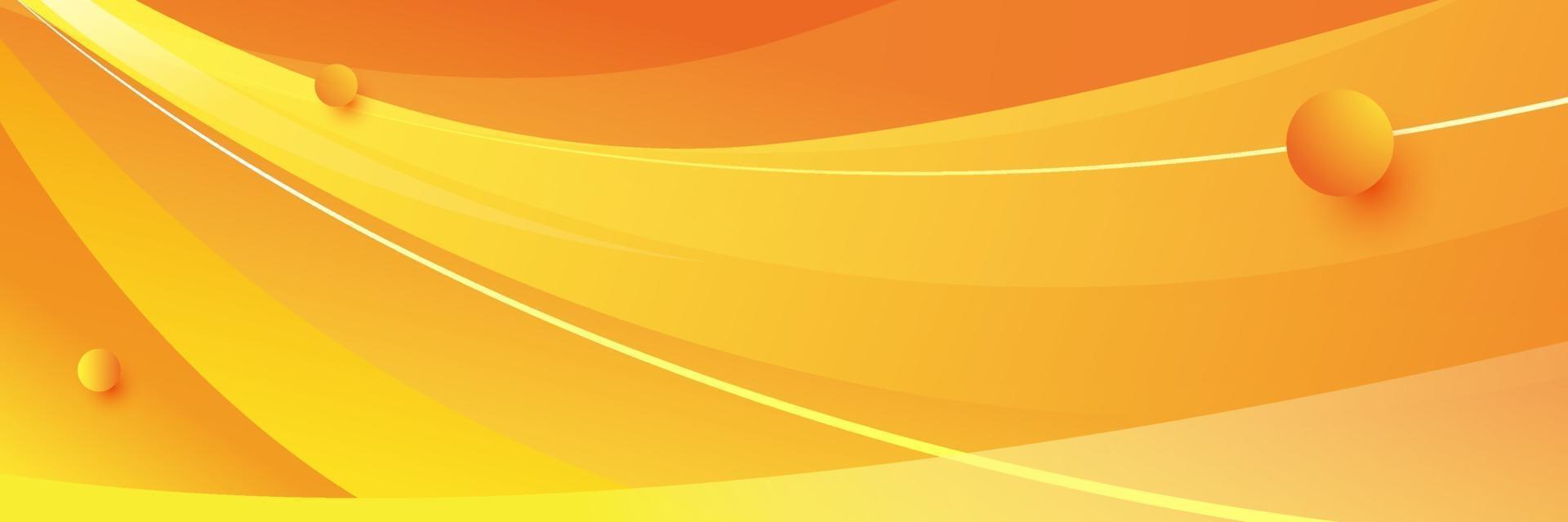 abstrakter orange Wellenhintergrund vektor