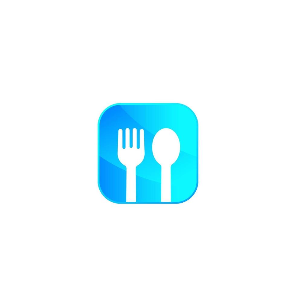Nahrungsmittelsymbol für Apps und Web vektor