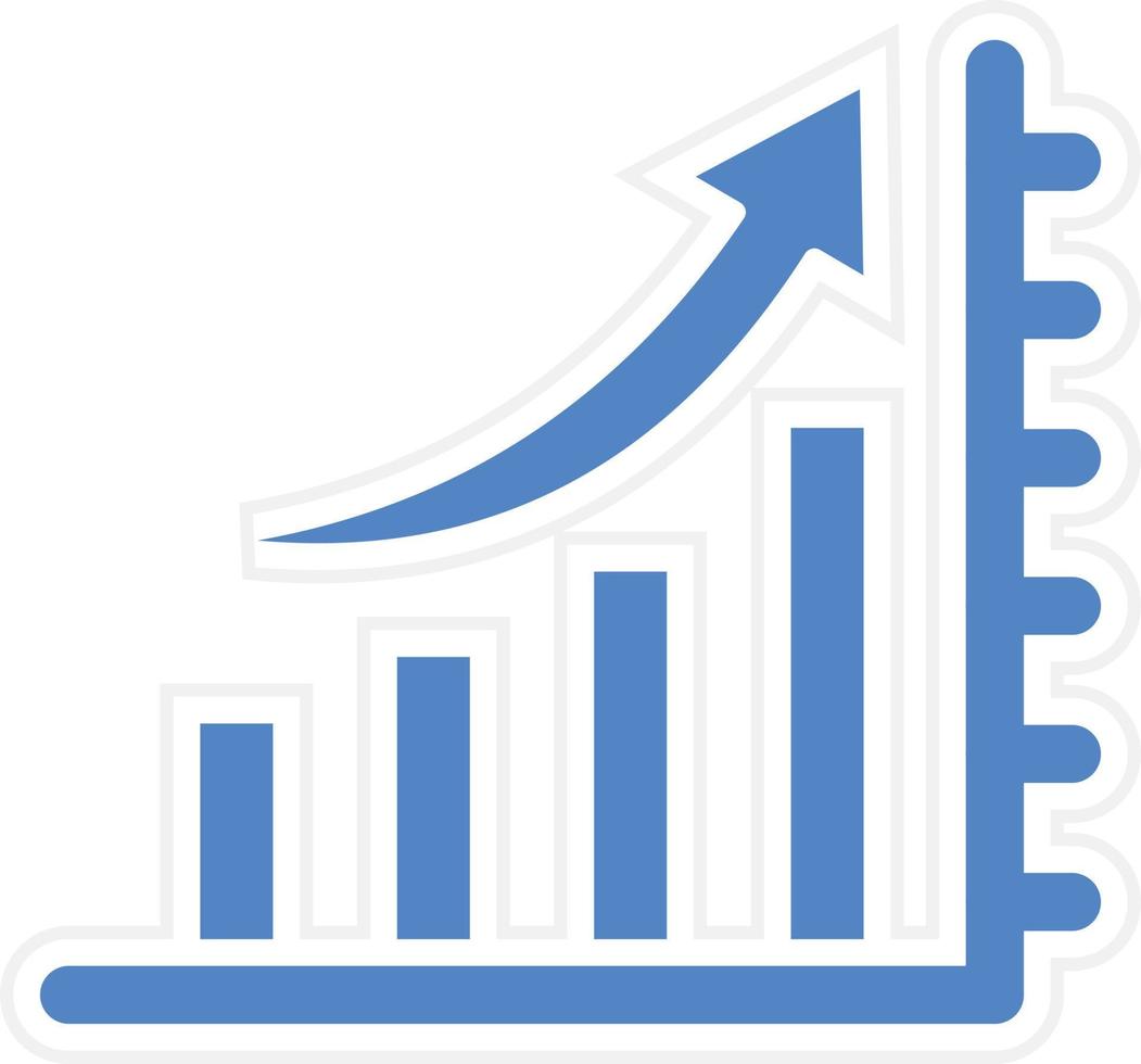 Bar Graph Vektor Symbol Design