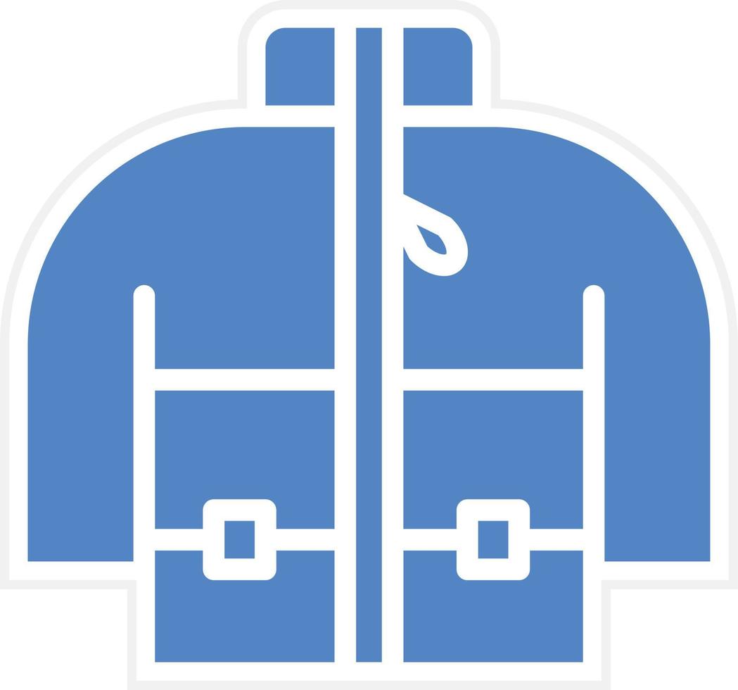 Feuerwehrmann Jacke Vektor Symbol Design