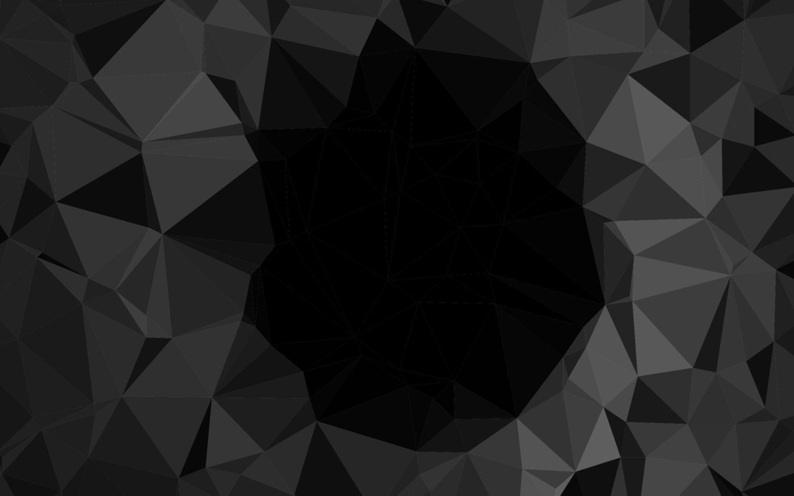 mörkt silver, grått polygonalt mönster. vektor