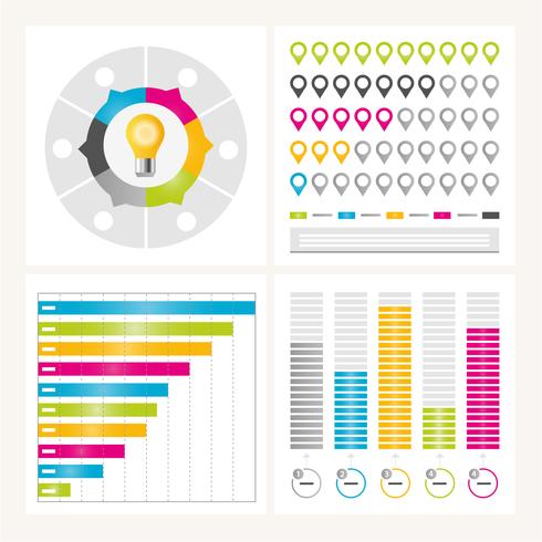 Vektor Infographik Elemente und Illustration