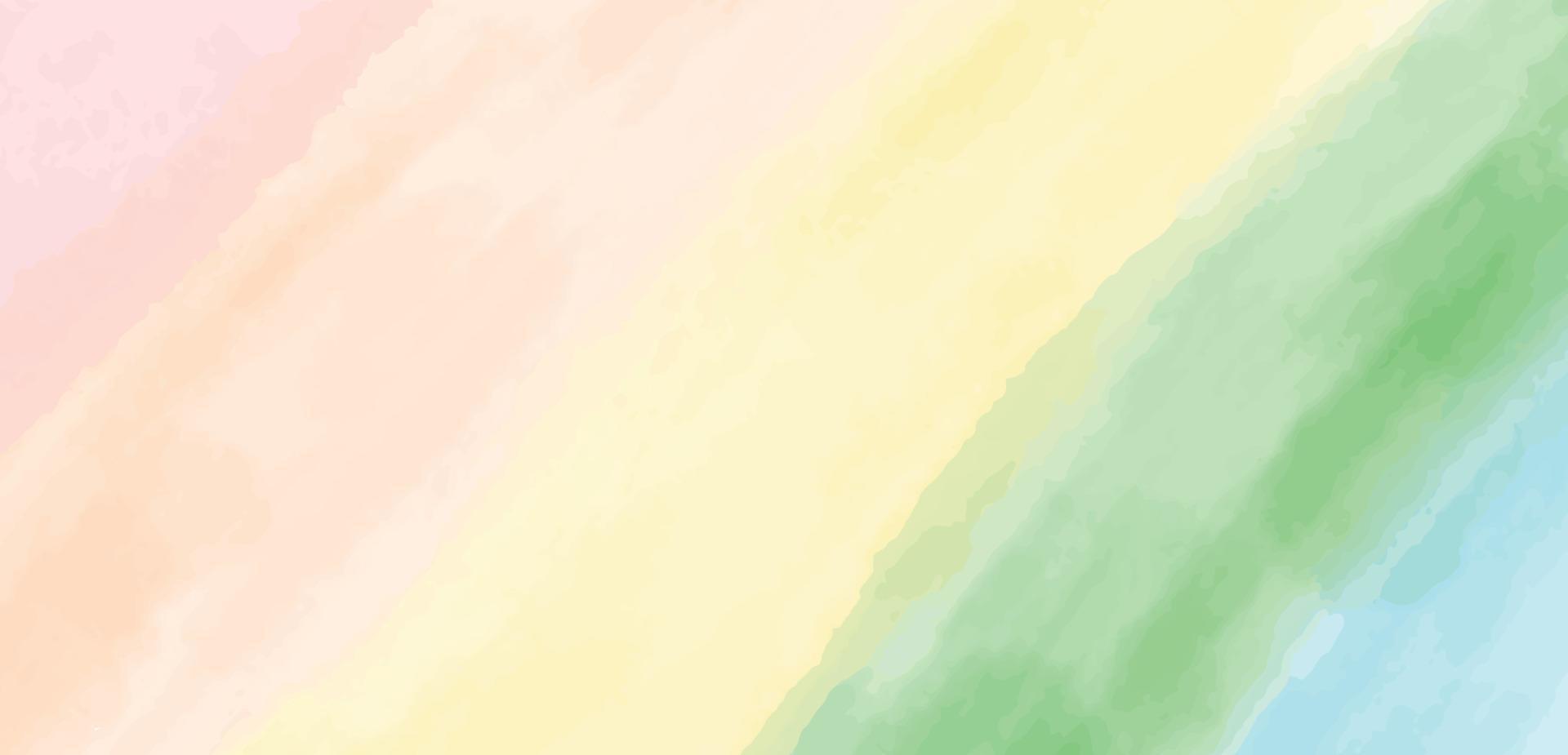 röd gul orange grön blå lila violett Färg pastell lutning abstrakt tapet bakgrund dekoration spektrum HBTQ stolthet Gay lesbisk ljus regnbåge frihet homosexuell vattenfärg teckning borsta vektor