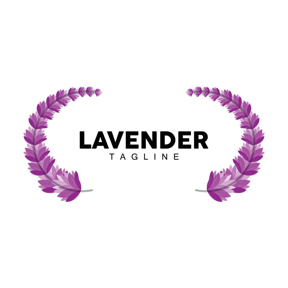 Lavendel Logo, Hand gezeichnet Hochzeit Pflanze Design, Landwirtschaft Vektor, Symbol Illustration Vorlage Symbol vektor