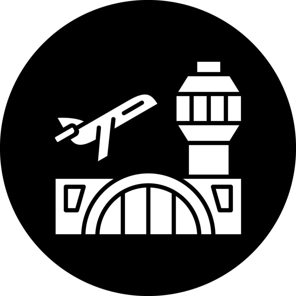 Flughafen-Vektor-Icon-Design vektor