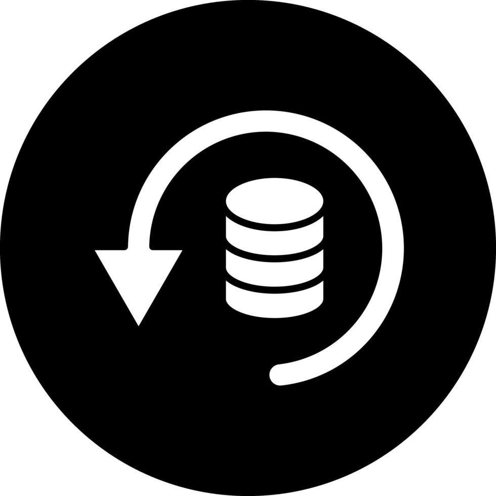 Daten Backup Vektor Symbol Design