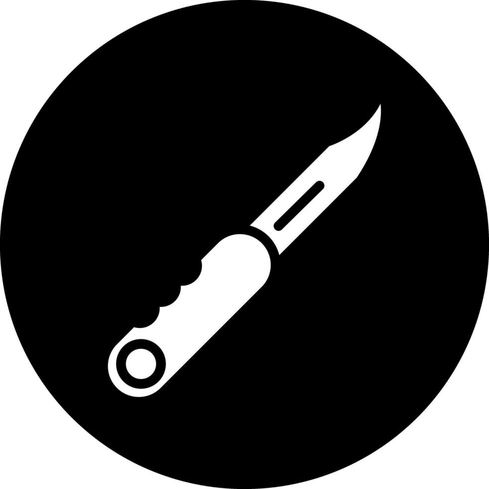 Tasche Messer Vektor Symbol Design