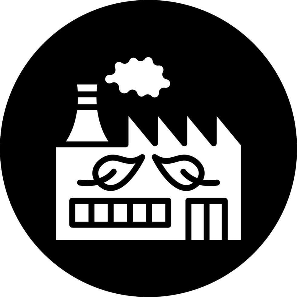 Grün Fabrik Vektor Symbol Design