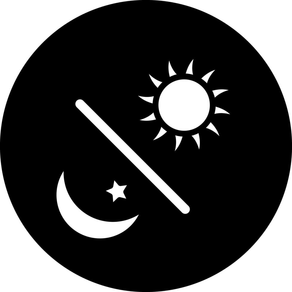 Tag und Nacht-Vektor-Icon-Design vektor