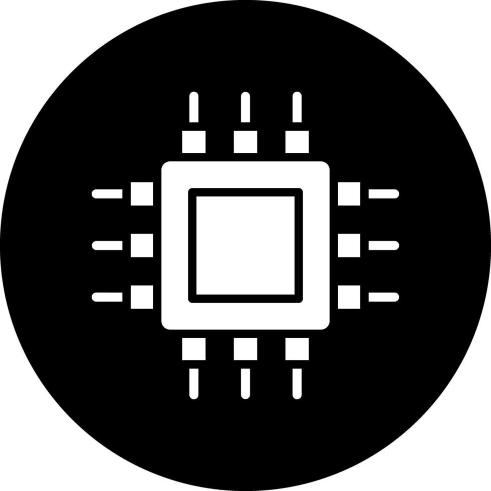 CPU-Vektor-Icon-Design vektor