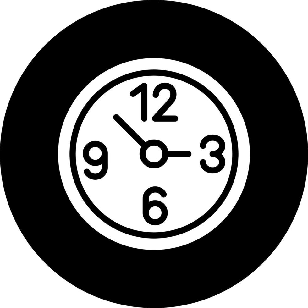 Uhr-Vektor-Icon-Design vektor