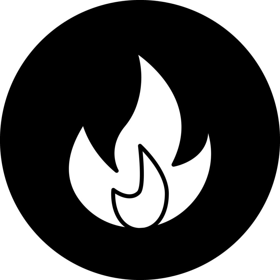 Feuer-Vektor-Icon-Design vektor