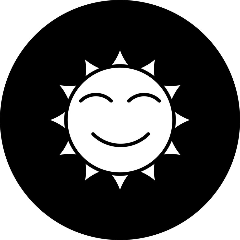 Sonne-Vektor-Icon-Design vektor