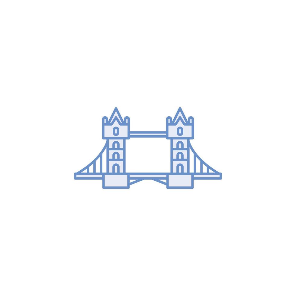 London bro landmärke vektor för ikon hemsida, ui grundläggande, symbol, presentation