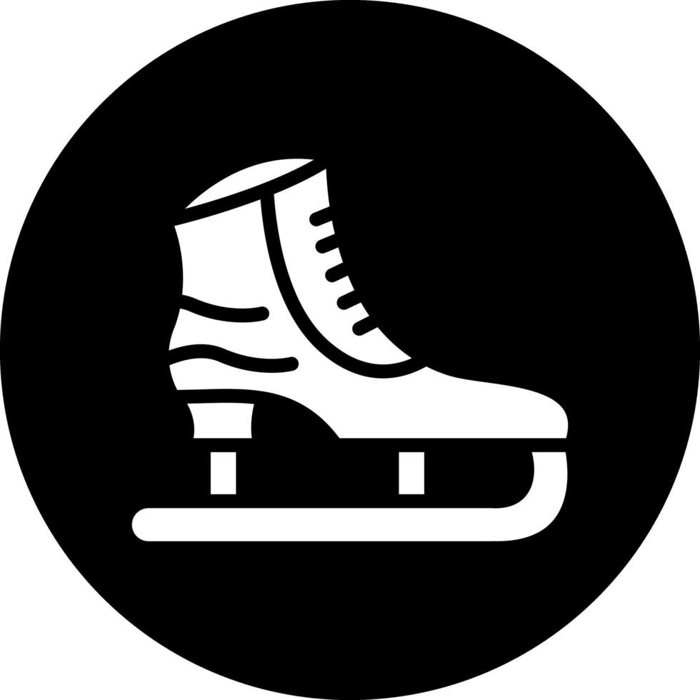 Eis Schlittschuh Vektor Symbol Design