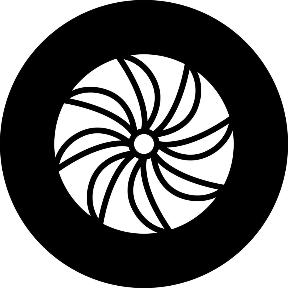 Flugzeug Turbine Vektor Symbol Design