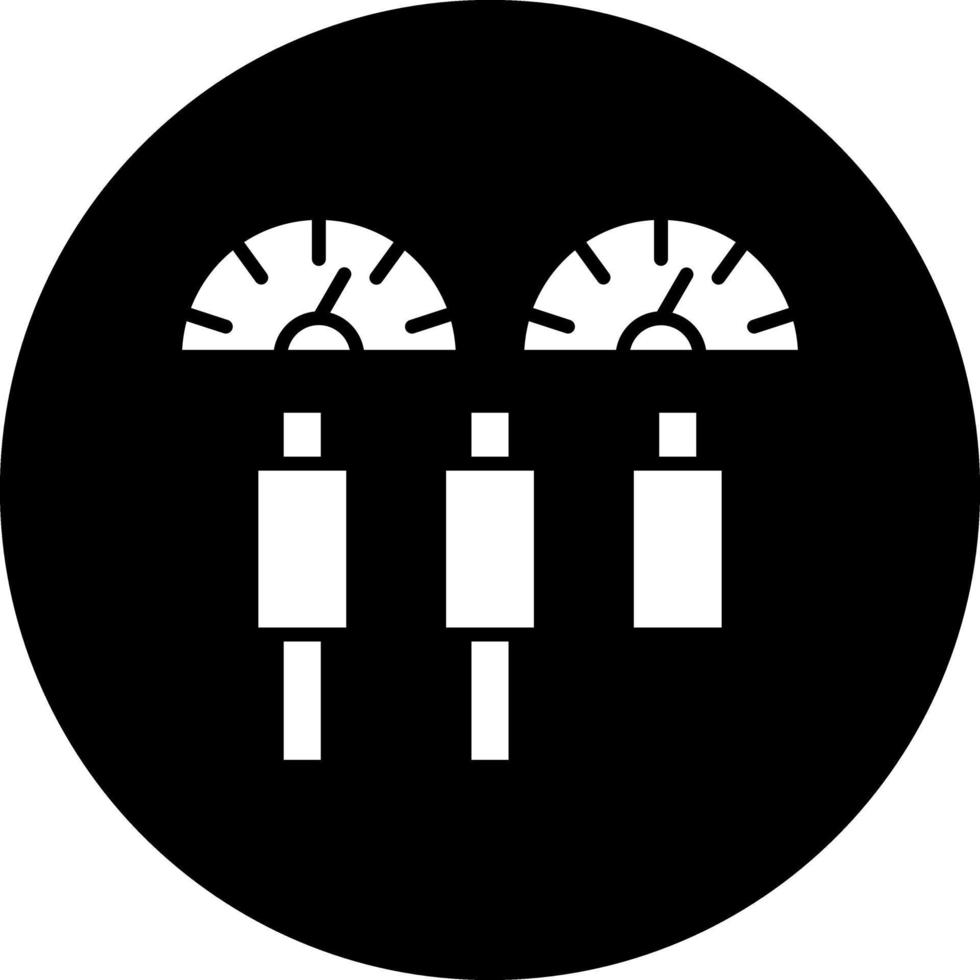 Steuerung Panel Vektor Symbol Design