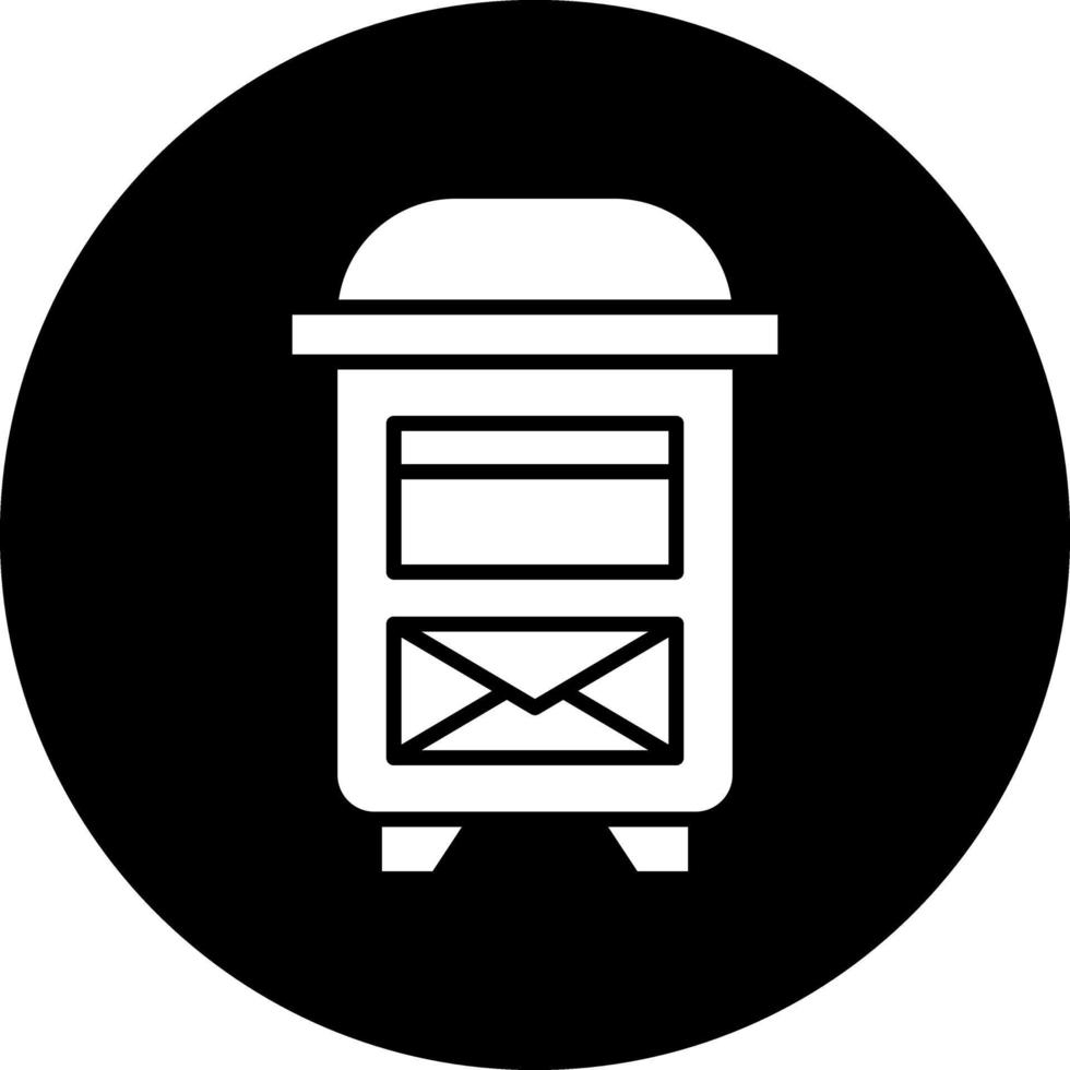 Mailbox-Vektor-Icon-Design vektor