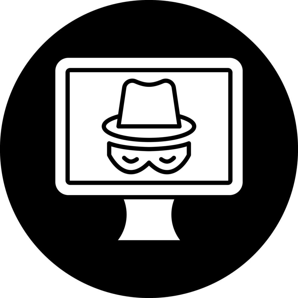 Spyware-Vektor-Icon-Design vektor