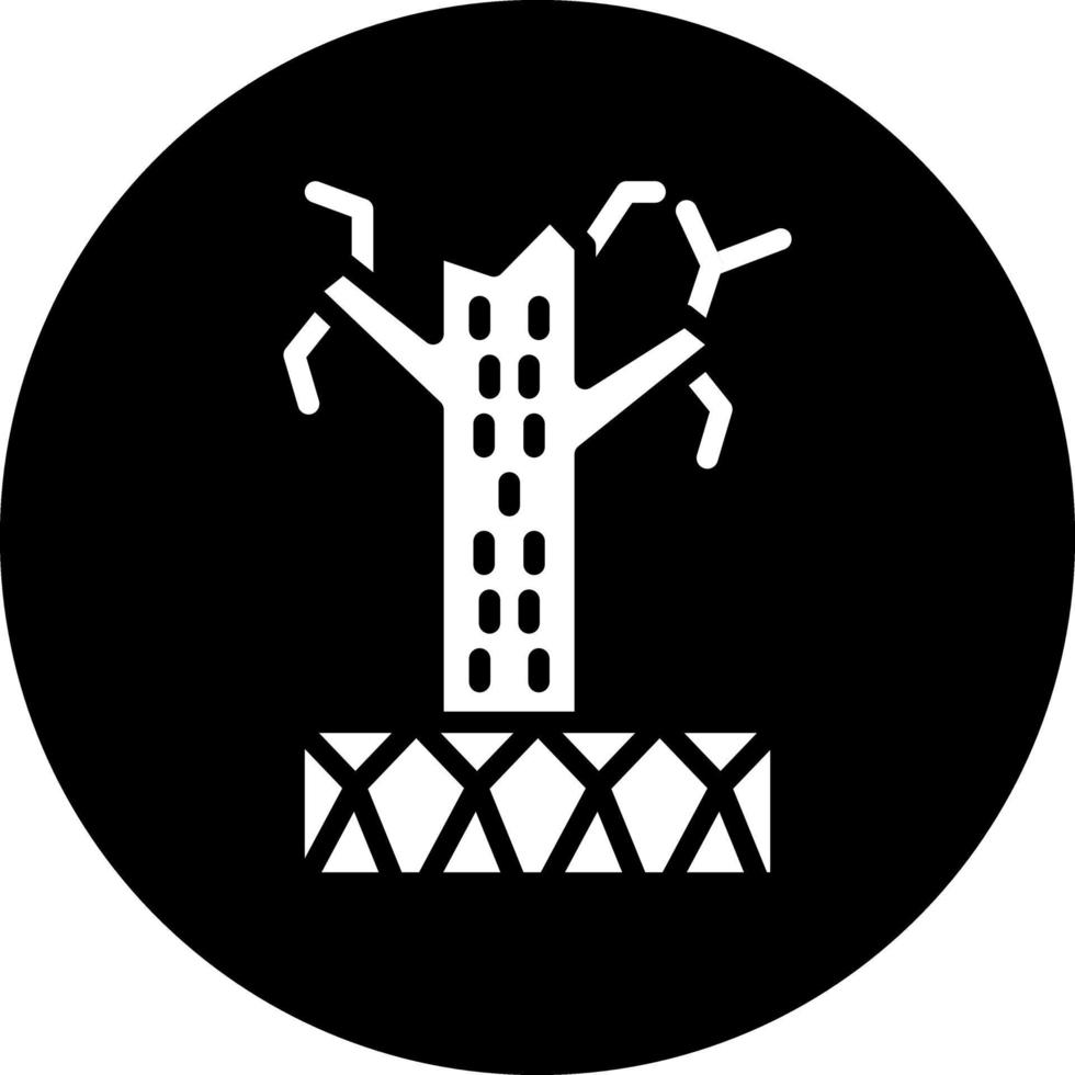 Wüstenbildung Vektor Icon Design