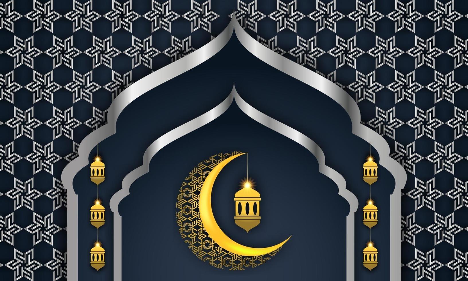 ramadan gratulationskort illustration, bakgrund, flygblad, illustration, broschyr och försäljning bakgrund vektor