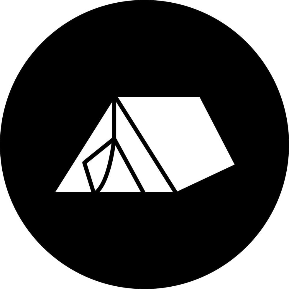 flykting läger vektor ikon design