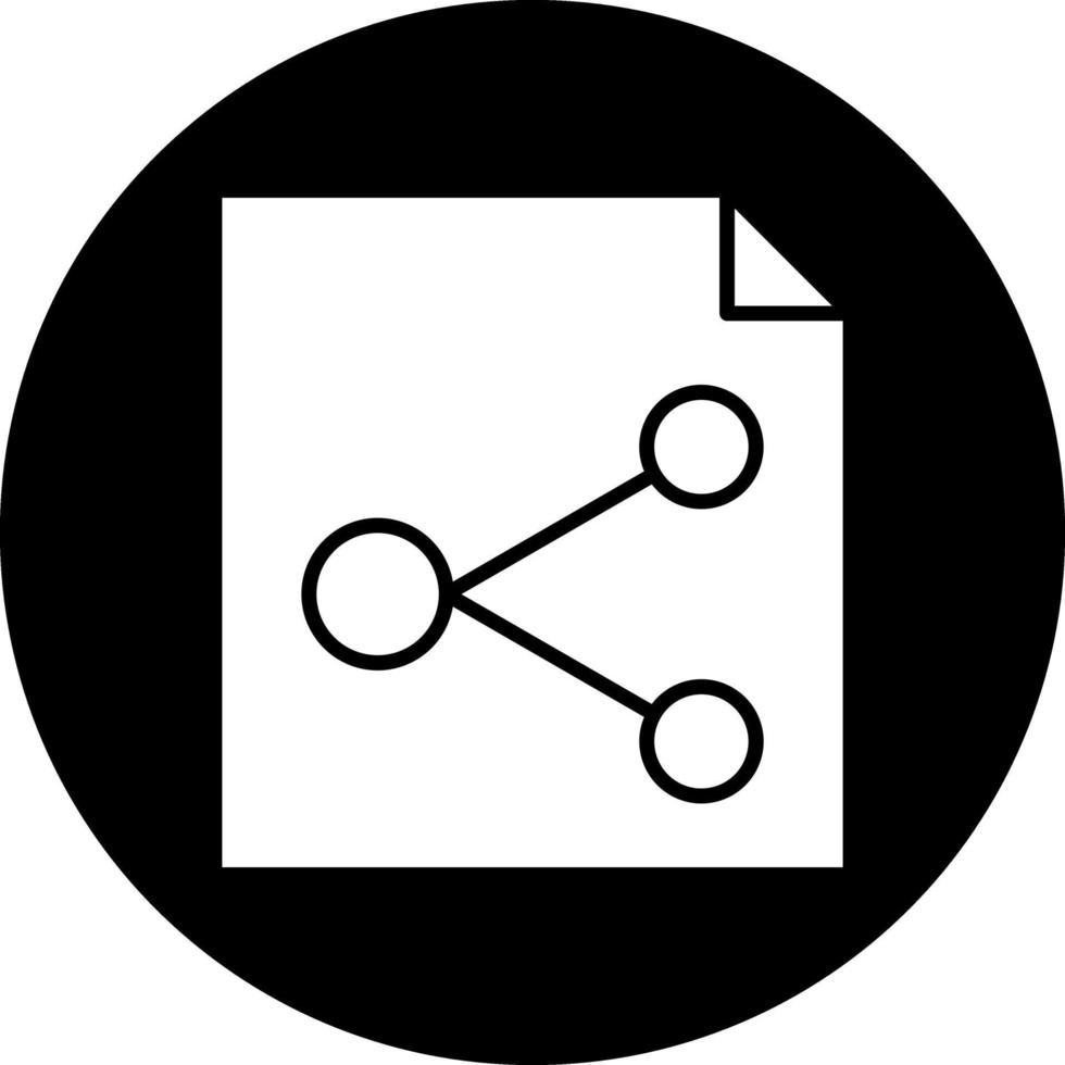 Datei Teilen Vektor Symbol Design