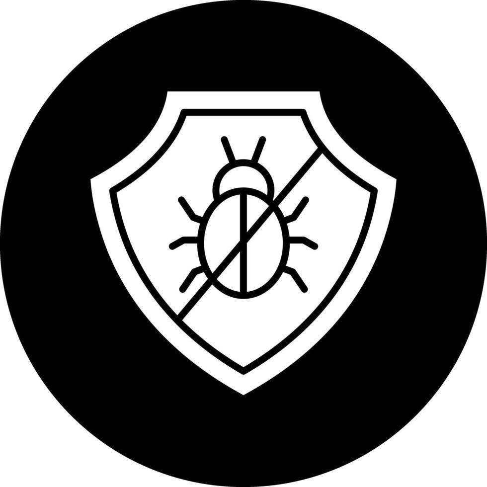 Antivirus-Vektor-Icon-Design vektor