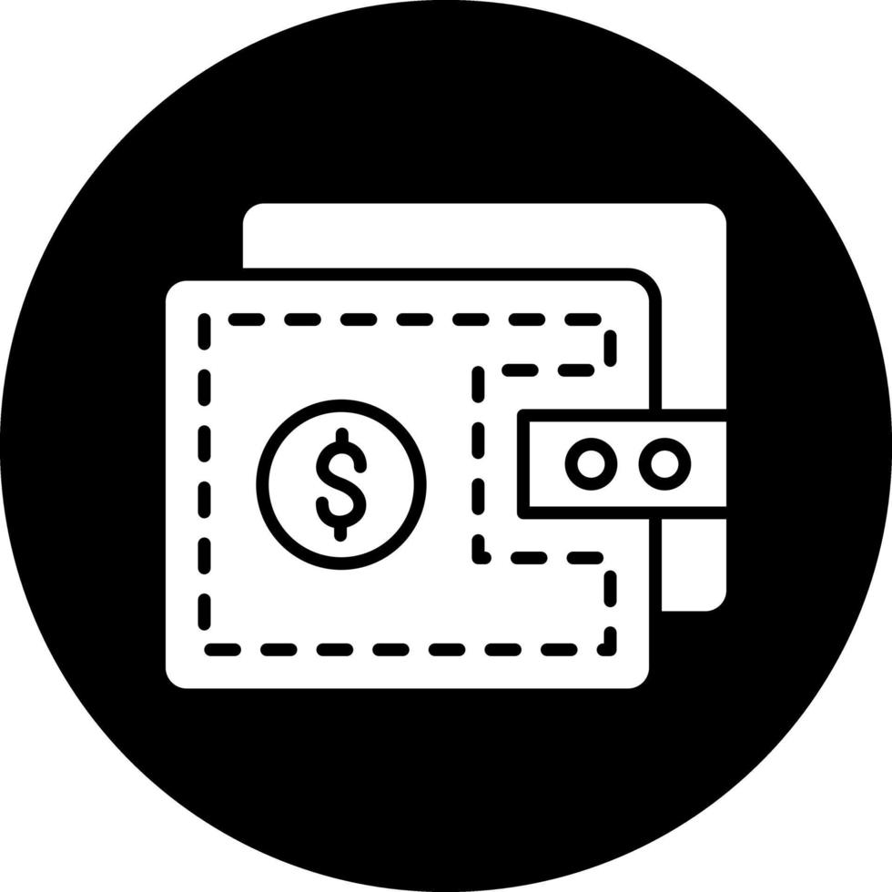 plånbok vektor ikon design