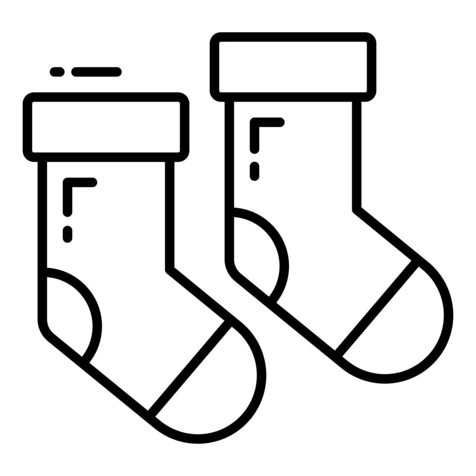 modern Symbol Design von Socken, editierbar Vektor Design