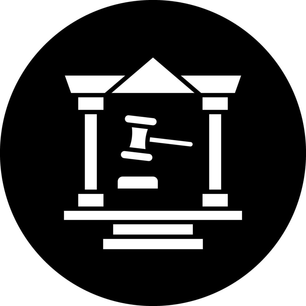 domstol vektor ikon design