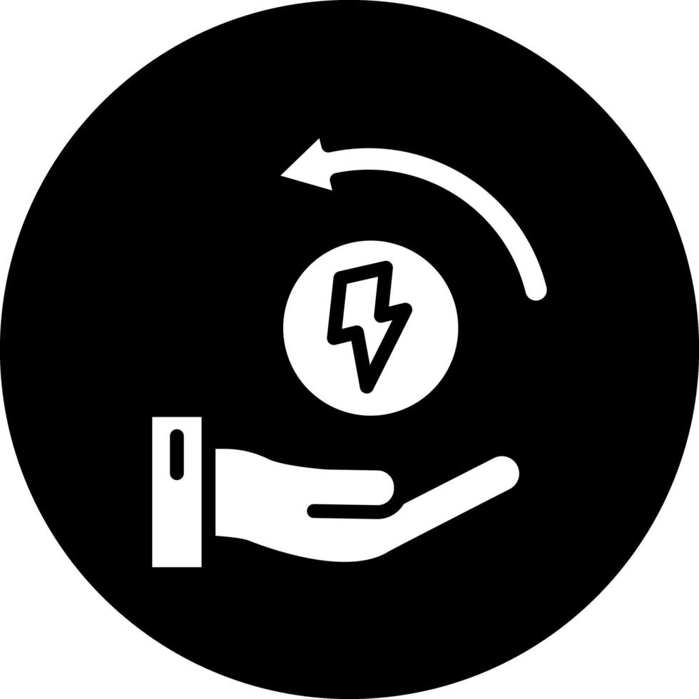Energie Speichern Vektor Symbol Design