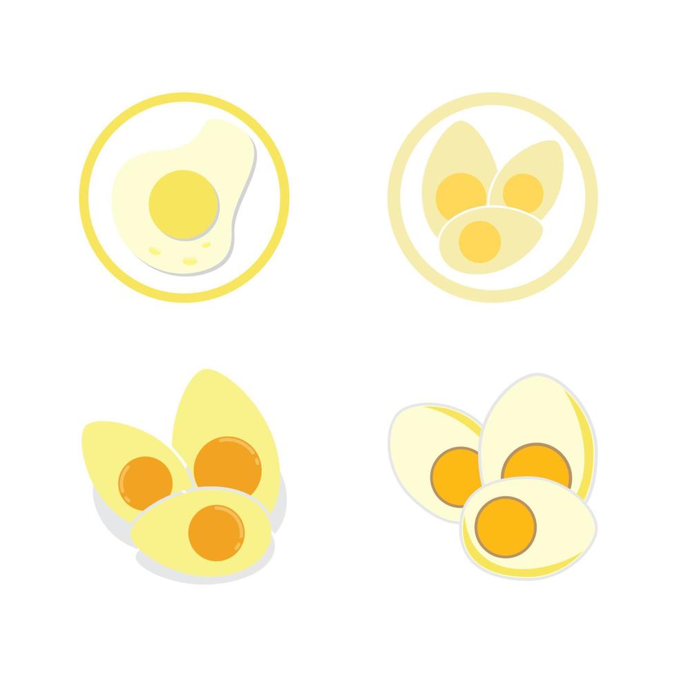Hähnchen Eier Logo Symbol und Symbol Vektor